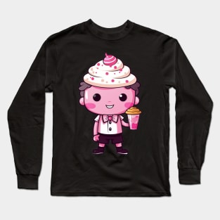 kawaii Ice cream  T-Shirt cute Candy food Long Sleeve T-Shirt